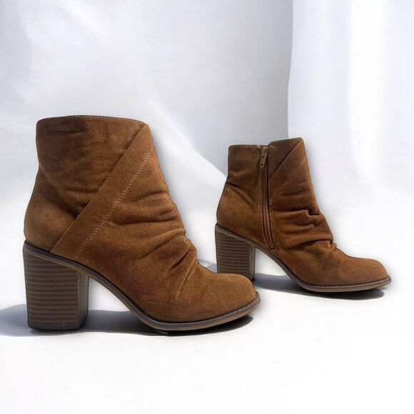 Universal Thread Women's Liddie Slouch Boots Cognac/Brown Size‎ 7 - Picture 1 of 8